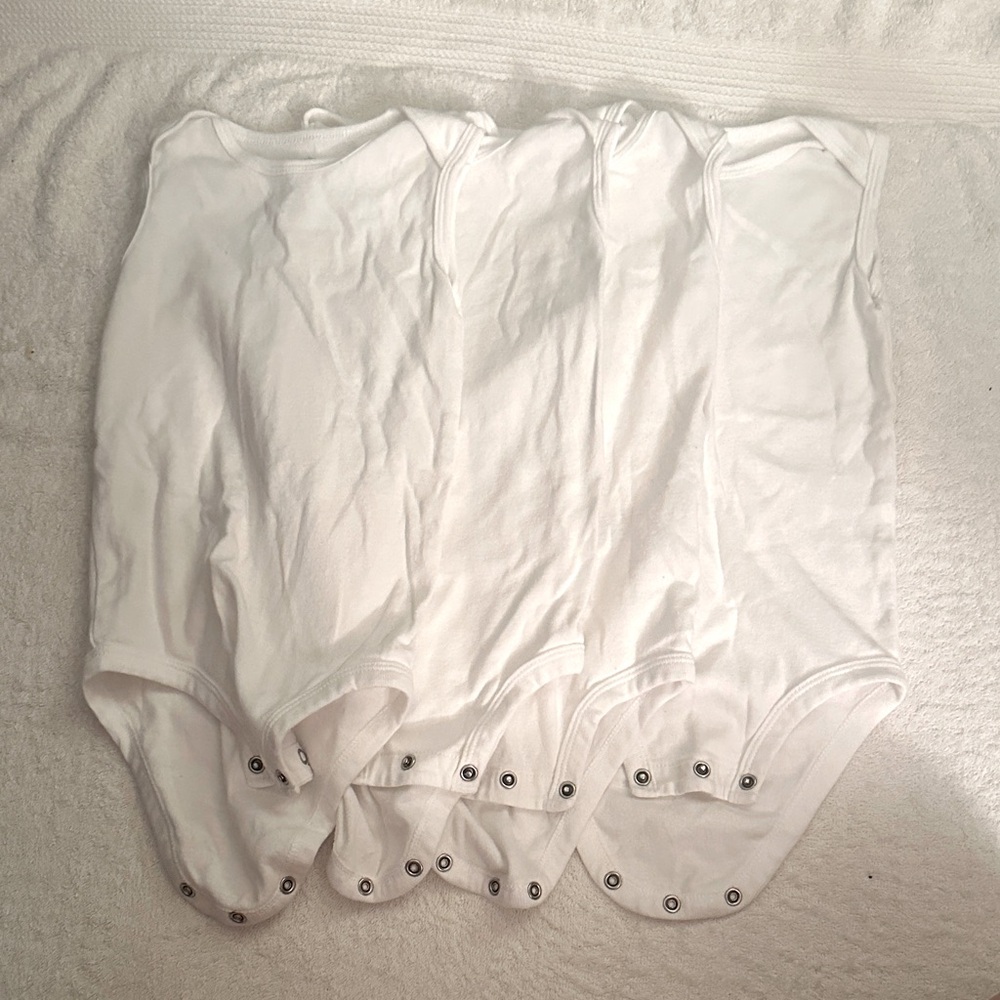 Carter's White Kids One Piece Bodysuits